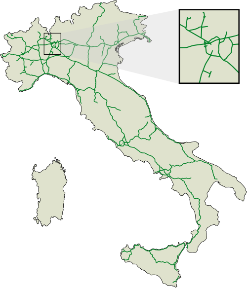 Motorways in Italy